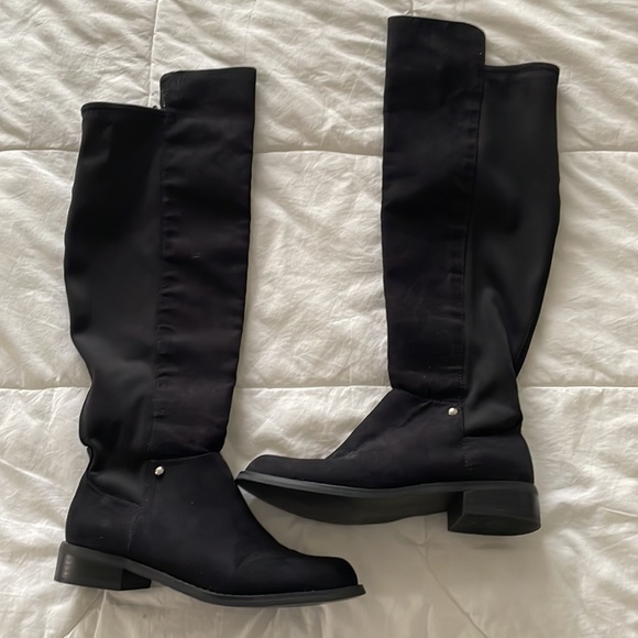 Black over the knee boots - Picture 2 of 4